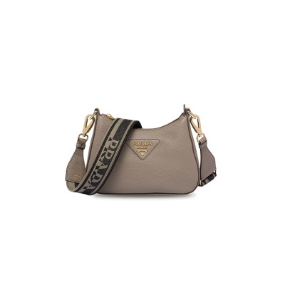 PRADA SHOULDER BAG IN LEATHER 1BH193 (24*18*6cm) 